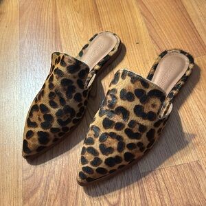 Madewell Leopard Print Mules